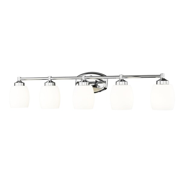 Z-Lite Kendrick 5 Light Vanity, 39.25in. W x 8.5in. H, Chrome 745-5V-CH - main
